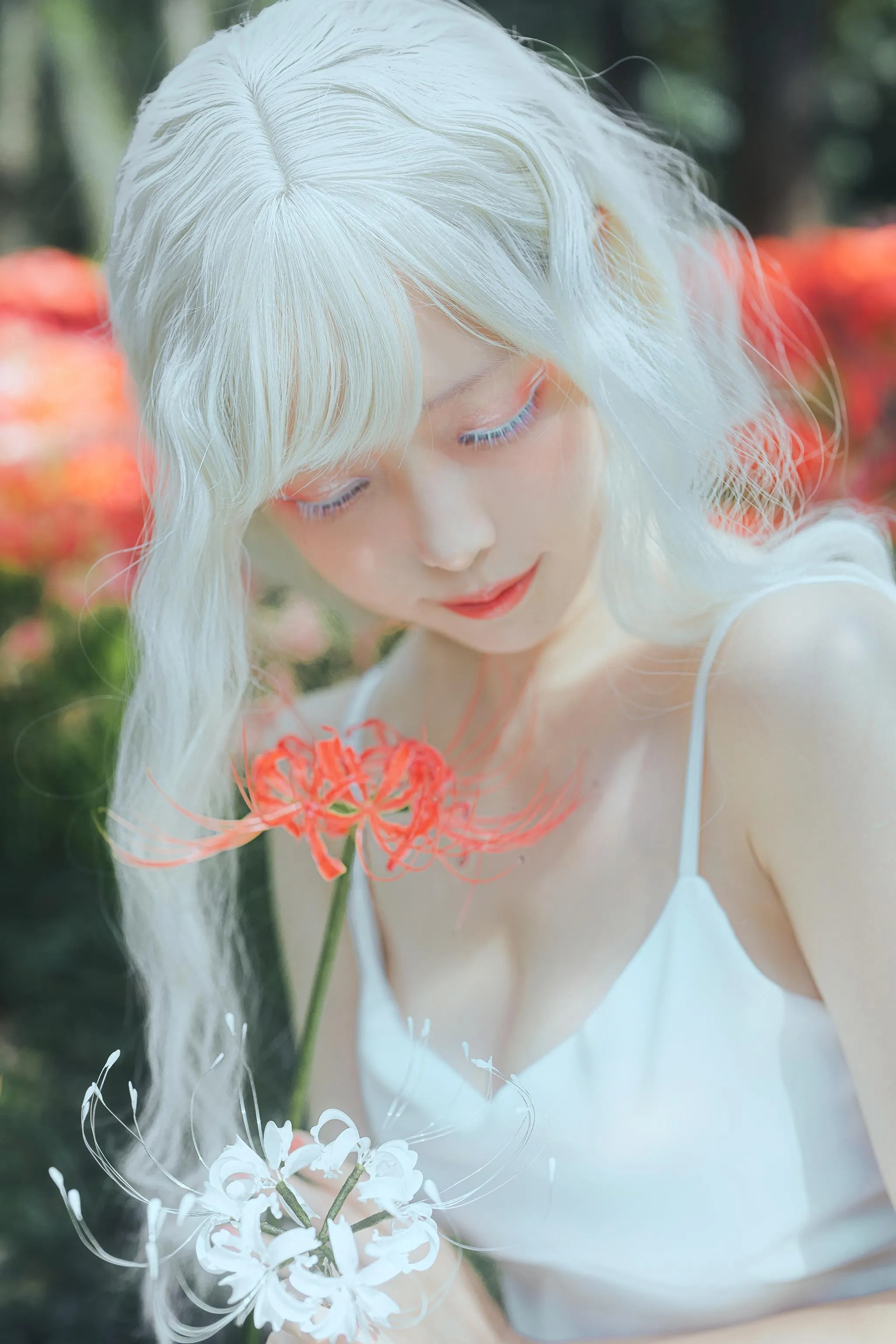 ElyEE子 – NO.129 23年10月订阅-B-White spider lily 白瓷彼岸 [27P]插图